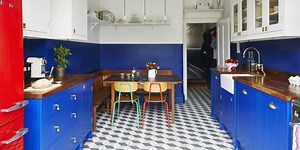 Couple renovate kitchen into banquette-style dining space