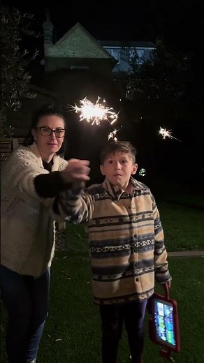 The most terrifying 30 seconds on my life , hand over hand with sparklers