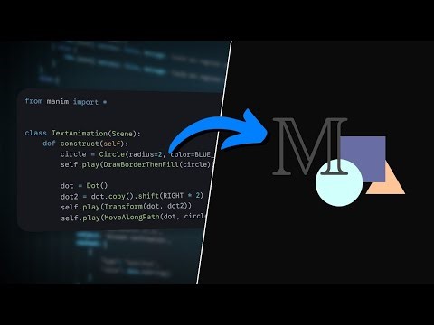 create Animations with Python (Manim tutorial)
