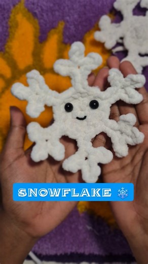 Encrochet|Workshops & Gifting| Bangalore on Instagram: "❄️ CUTEST SNOWFLAKE ❄️ Crochet tutorial for snowflake ornament Comment pattern for written pattern . . Pattern by @therapyonmyhook . . Crochet snowflake, snowflake ornament, crochet ornament, christmas ornaments , snowflake diy, snowflake tutorial, fluffy snowflake, christmas ornaments #christmascrochet #ornaments #christmascrocheting #snowflake #crochetsnowflake #tutorial #beginnercrochet #snowflakepattern #christmascrochet #xuxucrochetpat