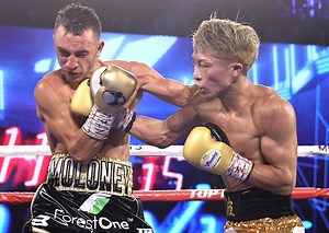 #OnThisDay last year, Naoya Inoue put on a boxing clinic in his TR debut 📝 The Monster picked apart Jason Moloney and stopped him via 7th Round KO to retain his unified Bantamweight titles. 👹 | Top Rank Boxing