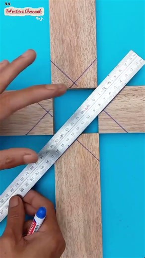 How to measure 4 way connection🔥 #furniture #woodworking #carpenter #diy #connection #shorts