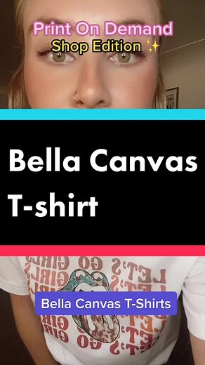 Bella Canvas T-Shirt Review for Print On Demand Shops