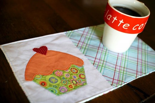 Cupcake Mug Rug Pattern