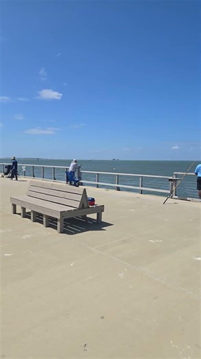 Fort Morgan Alabama pier. #fishing #beach #gulfofamerica
