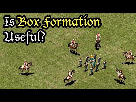 Aoe2: Is Box Formation Actually Useful?