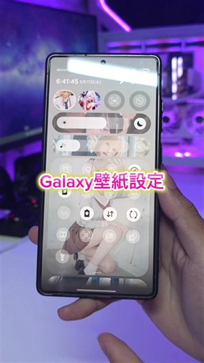 Galaxy壁紙設定 #galaxy