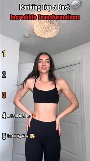 Top 5 Insane Body Transformations 💪🔥 #funny #top5 #bodytransformation #beforeandafter #tiktok