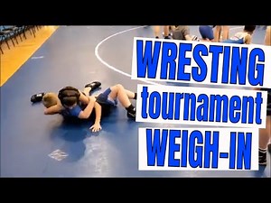 My First Wrestling Tournament Weigh In