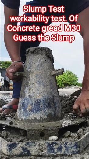 Slump Cone Test workability test Concrete How to Slump Test workability test