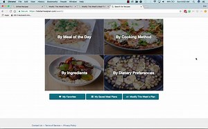 $5 Meal Plan Creator ~ New Web App Tool!