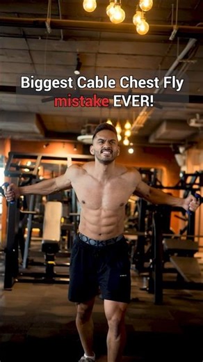 Cable chest fly.