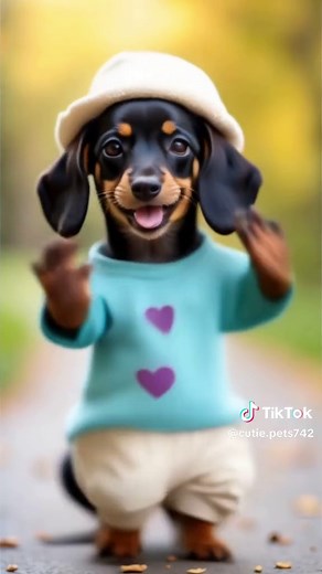Dancing Dachshund: A Joyful Pet Dance Performance