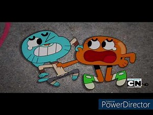 Darwin Watterson - But when you cry, I cry... (They stop pinching each other and start crying)