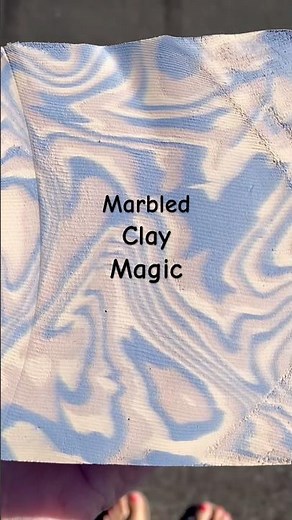 My creative process 💗 #marbledclay #artprocess #marbling #clayprocess