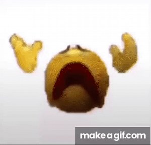 Disappearing emoji meme on Make a GIF