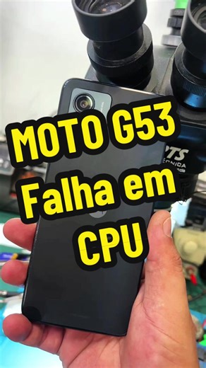 Reballing do Moto G53: Resolvendo Falha de CPU