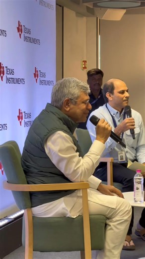 A new chapter begins in our India journey! ✨ We are proud to unveil TI’s latest state-of-the-art R&D center in Bengaluru. Inaugurated by Shri Ashwini Vaishnaw, Union Minister for Railways; Information & Broadcasting; Electronics & Information Technology, Government of India, this milestone holds special significance as we continue to celebrate 40 years of TI in India. The new facility brings together advanced labs, vibrant collaboration zones and modern workspaces that empower our teams to creat