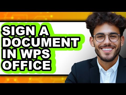 How to Sign a Document in WPS Office