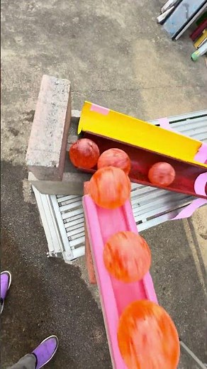 Marble Run ☆ The Miracle of Pink Marble Rails 8