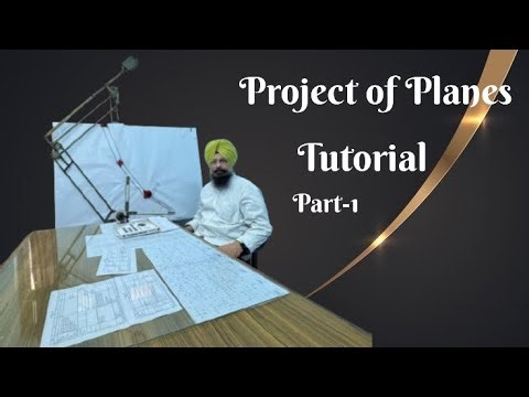 Ch-10Pb 10.8 part3#education Engineering Drawing tutorial for beginners projection of planes