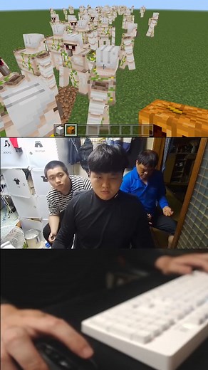 571K views · 2.4K reactions | Most iron golems built in Minecraft with a mouse and keyboard in one minute ⛏️烙 60 by Seungbin Kim  | Guinness World Records | Facebook