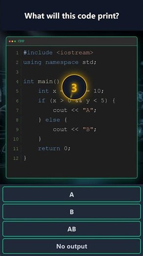 C++ Code: Only One Question