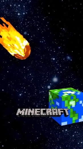 Meteor Is About to Hit Earth 😱 | Minecraft Survival Short #shorts #roblox #youtubeshorts