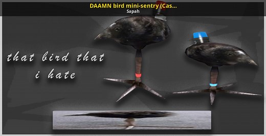 DAAMN bird mini-sentry (Casual) Mod for Team Fortress 2 | TF2 Mods