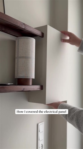 DIY Entryway Electrical Panel Cover Using MDF