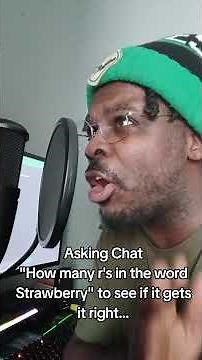 Asking Chat "How many r's in the word Strawberry" to see if it gets right... #chatgpt #chatbot #ai