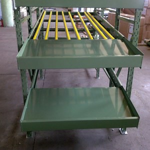 [Hot Item] Heavy-Duty Roller Rack Flow Rack with 3-5 Degree Slop and Fifo