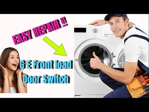 Fix: GE Front load washer door lock switch ... easy replace