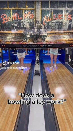How does a bowling alley work?