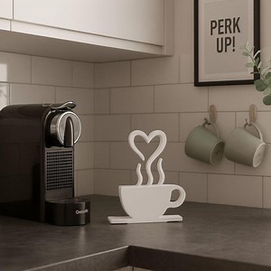Coffee Cup Decor – Modern Coffee Station Decoration, Coffee Bar Accessories - Etsy