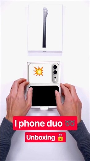 😱 iPhone Duo Unboxing! 📱🔥 Two iPhones, One Box? | ‪@Unwrap_wonders‬ #shorts