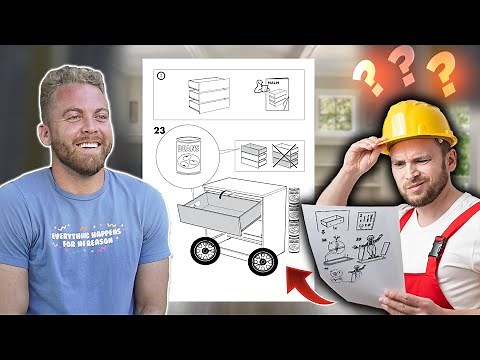 Making Fake Directions & Hiring Someone to Build my IKEA Furniture