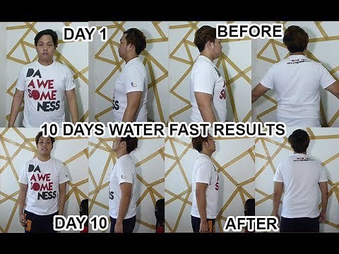 10 DAYS WATER FAST RESULTS! & LOSE 15 KG TOTAL!