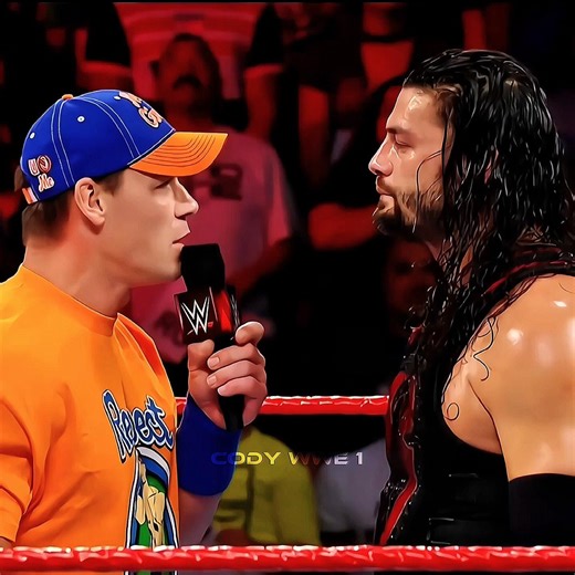 John Cena Roman Reigns Face To Face Edit! 😡 #wwe #johncena #romanreigns #edit