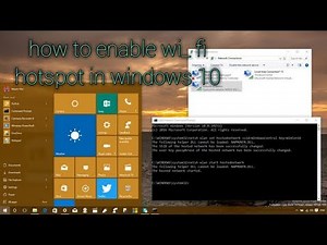 How to create / WiFi hotspot in windows 10 pc ( without any software) in hindi 2019
