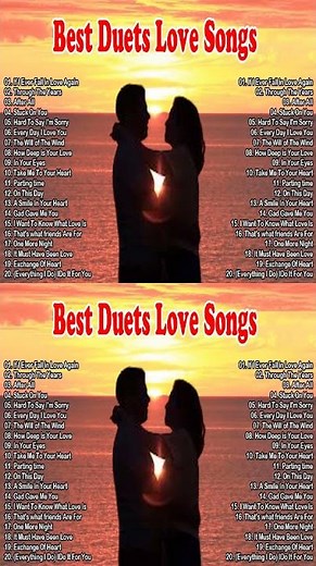 Best Romantic Duets Love Songs 70s 80s 90s 💝50 Romantic Duet Love Songs Of All Time