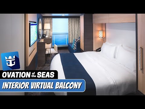 Ovation of the Seas | Interior Virtual Balcony Stateroom Tour & Review | 4K