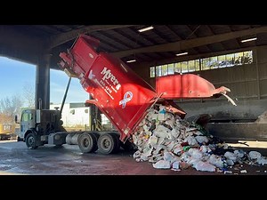 Garbage Truck Unloading!
