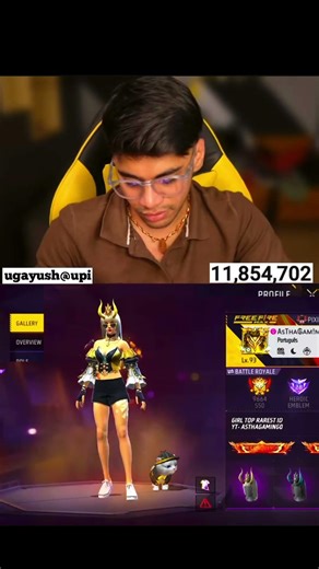UG AYUSH REACTION #shorts #freefire #viralshorts #ASTHAGAMING0
