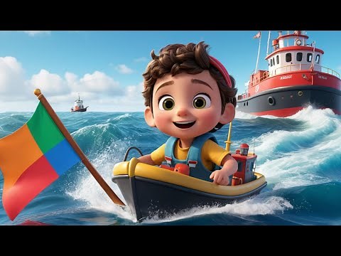 Tugboat to the Rescue | Brave Boat Song for Kids | Ocean Help & Heroic Adventure Rhyme