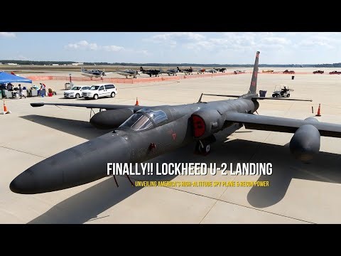 Finally!! Lockheed U-2 Landing | Unveiling America’s High-Altitude Spy Plane & Recon Power
