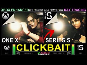 Ray Tracing: The "Clickbait" of the New Generation ! Resident Evil 2 Remake (Xbox One X vs Series S)