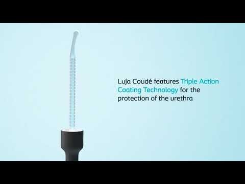 Luja™ Coudé Catheter Animation | How Micro hole Zone Technology Supports Complete Emptying