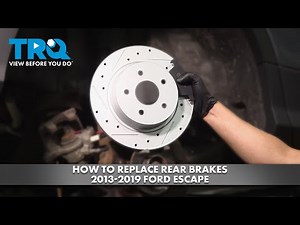 How to Replace Rear Brakes 2013-2019 Ford Escape