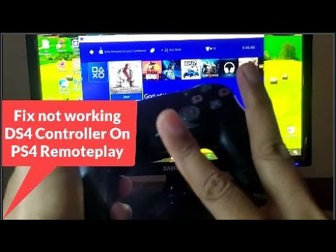DS4 Controller Not Working On PS4 Remoteplay Laptop PC Can Not Connect PS4 Stick Controller